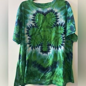 Green Tie-Dye Women’s Shirt